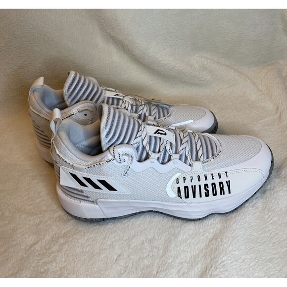 Size 12 - Adidas Dame 7 EXTPLY Opponent Advisory - White main image 5